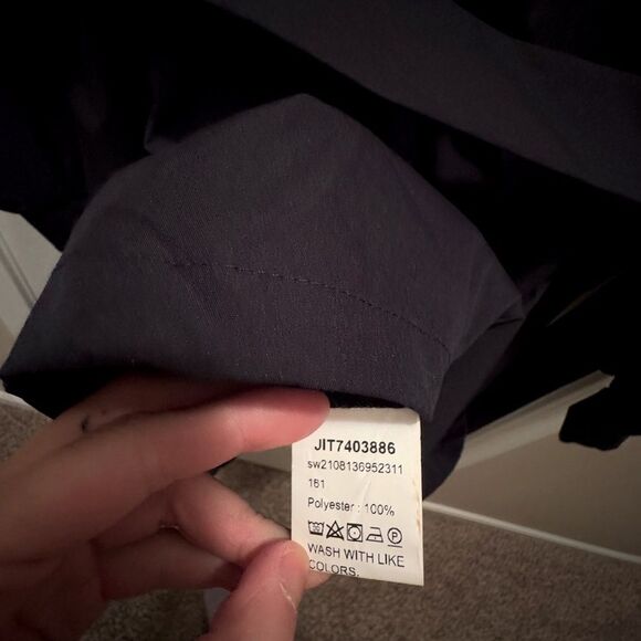 SHEIN Never Been Worn Lapel Neck Double Button Belted Trench Coat S Navy Blue - Picture 14 of 14